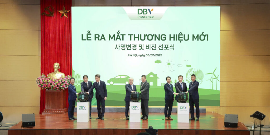 Công ty cổ phần Tập đoàn Bảo hiểm DBV (DBV) vừa tổ chức “Lễ công bố thương hiệu mới”. Sự kiện đánh dấu bước ngoặt quan trọng trong lộ trình tái cấu trúc toàn diện và chuyển mình trở thành một trong những doanh nghiệp bảo hiểm phi nhân thọ dẫn đầu tại Việt Nam.